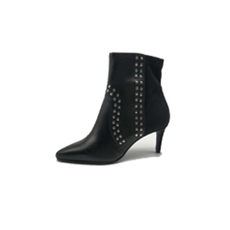 意大利品牌Bagatt TT 黑色舒适 女士真皮中筒皮鞋