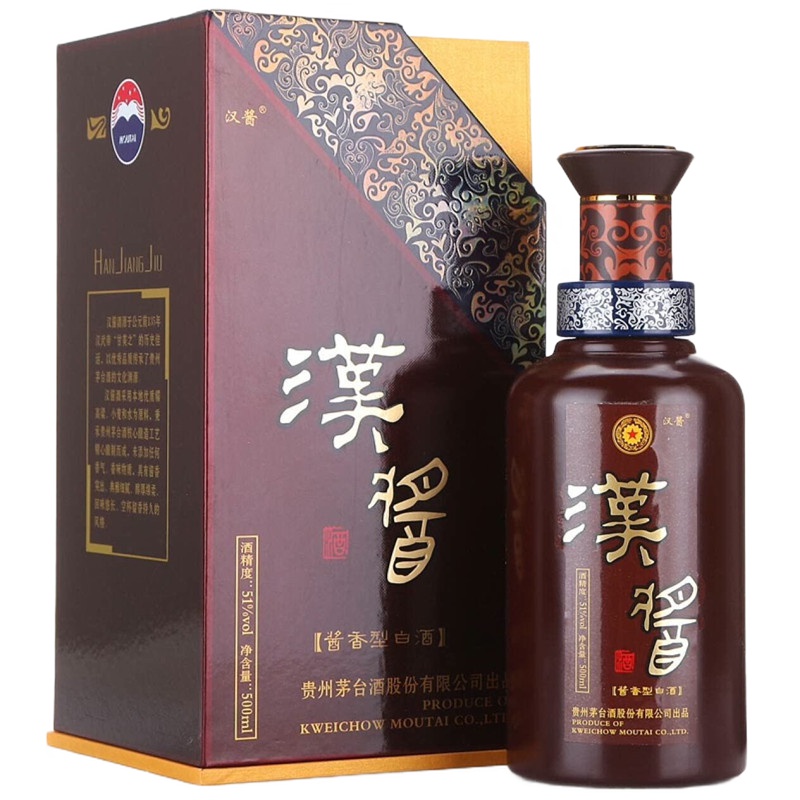 贵州茅台 2017年日期 汉酱酒 51度酱香型白酒 500ml*6瓶整箱