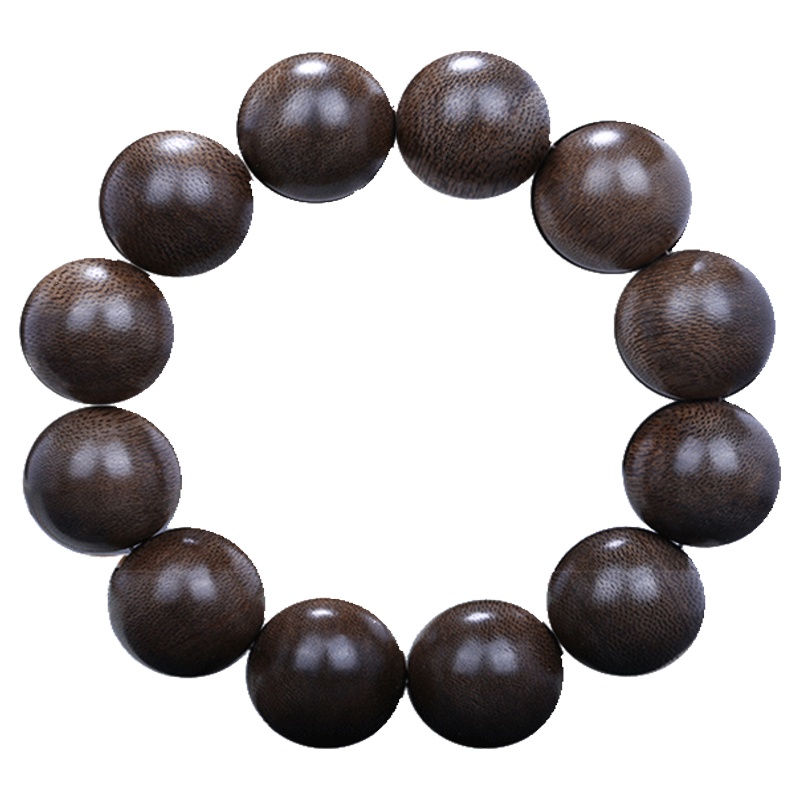 梵心阁 保真越南芽庄沉香手串108颗男女文莱达拉干沉香木手链佛珠1.8 芽庄沉香1.8