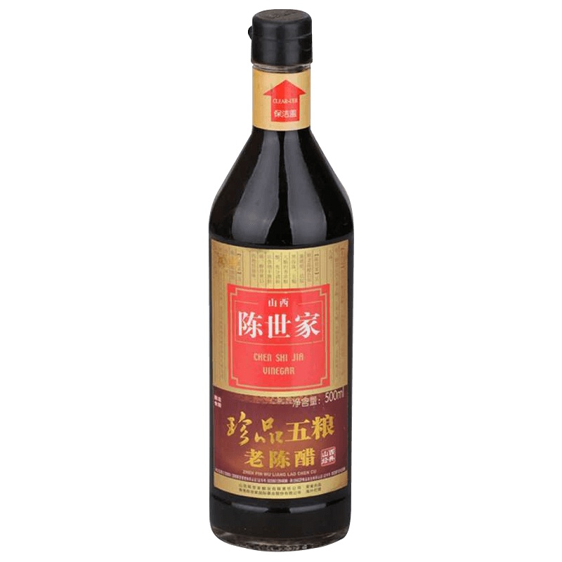 陈世家 6度珍品五粮老陈醋 五谷酿造 山西老陈醋500ml