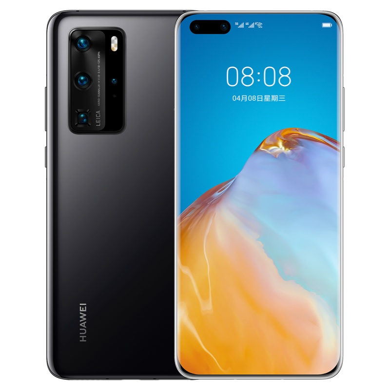 华为/HUAWEI P40 Pro 8GB+256GB 亮黑色   麒麟990 5G SoC芯片超感知 徕卡四摄 50倍数字变焦 四曲满溢屏 移动电信联通5G全网通手机