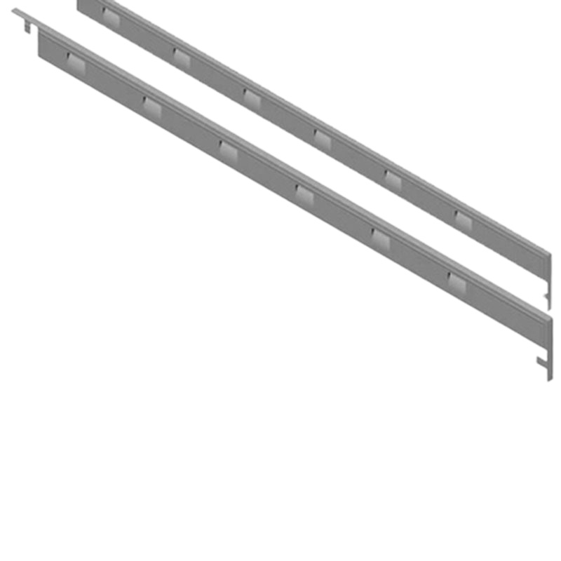 集成灶缝隙卡条厨房卡缝封边条古达台面接缝填补收口密封装饰挡水压条 边宽0.6公分[一对装]适用2-4毫米缝隙