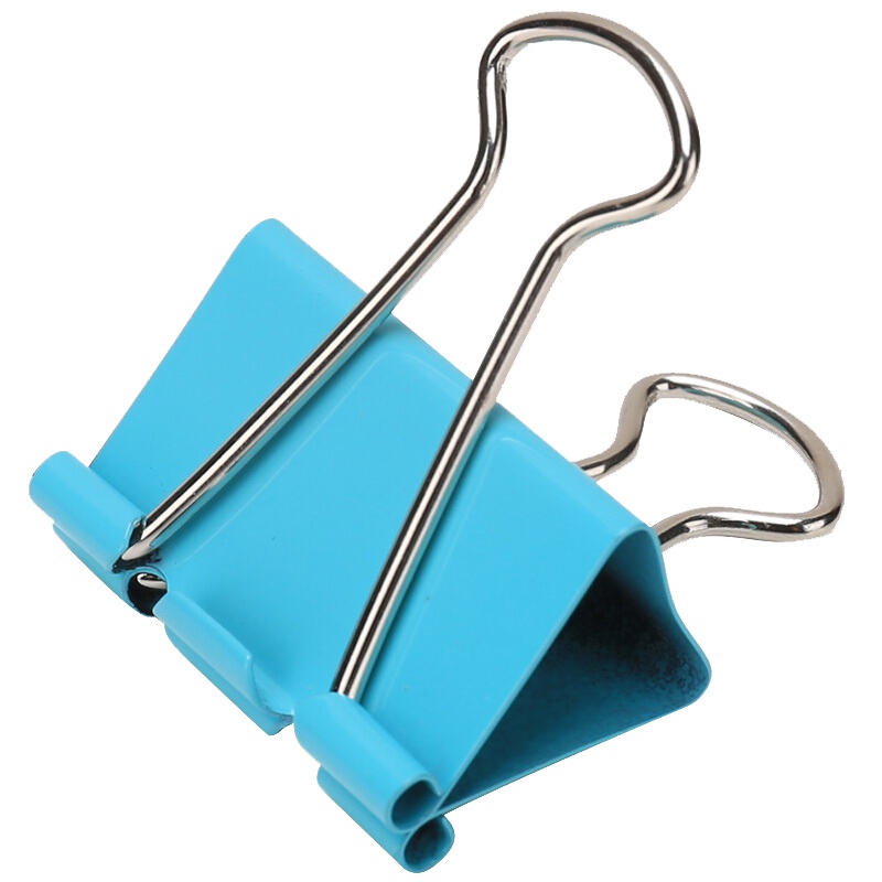 48 只 25 mm彩 色 长 尾 夹 票 夹金 属 燕 尾 夹 子 办 公 用 品 8554