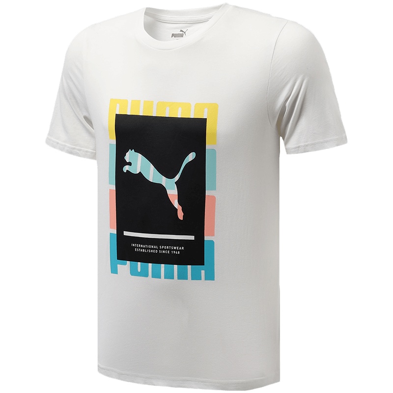 PUMA彪马旗舰男装运动服休闲圆领短袖T恤845864