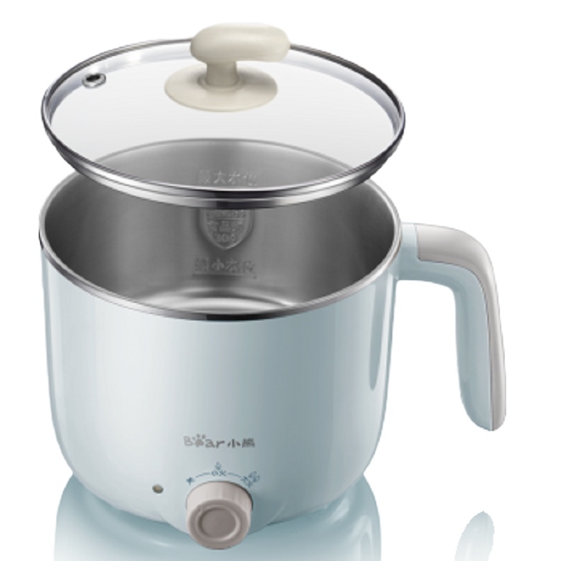 小熊(Bear)电煮锅小电锅电火锅多功能迷你电热锅宿舍锅1.2L DRG-C12R5