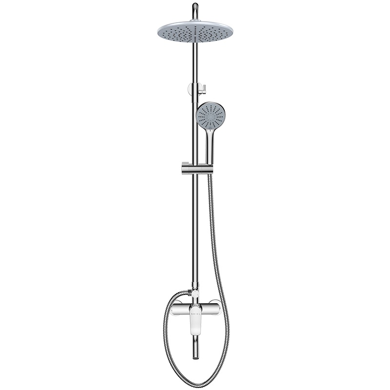 心海伽蓝(SHKL)全铜冷热沐浴花洒套装 升降挂墙式单出水三档铜质淋浴花洒KL141547