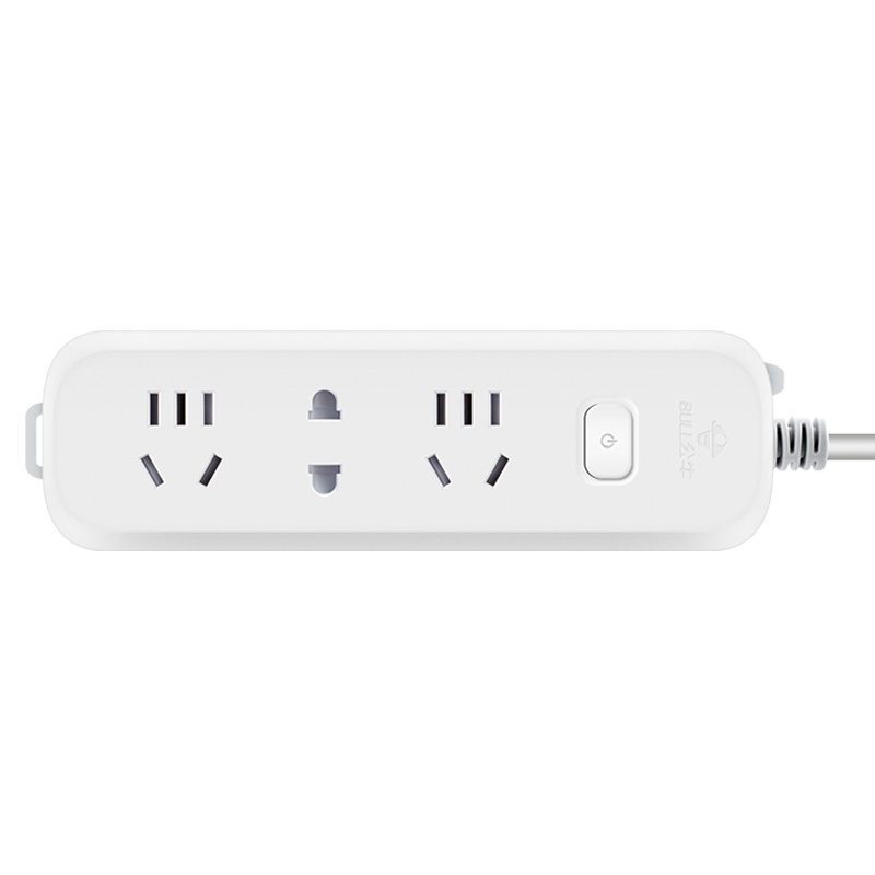 公牛(BULL)插座 GN-B5120 新国标带保护门电源插座/接线板/ 3插位总控开关 全长1.8米