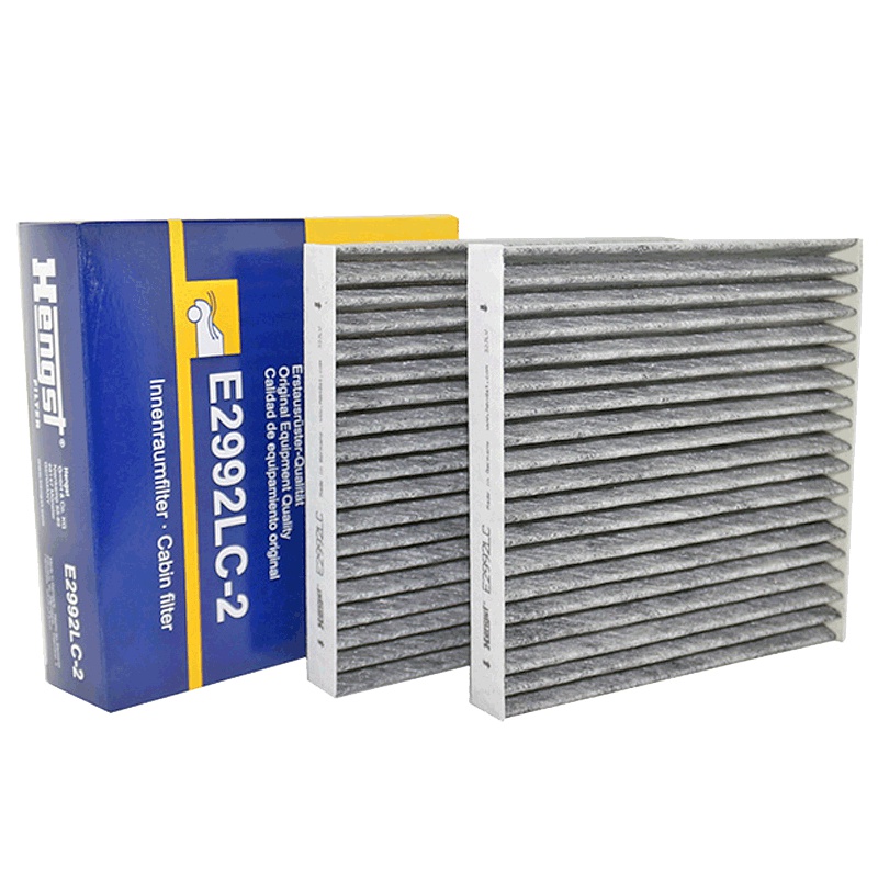 汉格斯特(hengst)空调滤清器带碳.外置E2992LC-2适用于新宝马X3/F25/X4/F26外置空调滤清器
