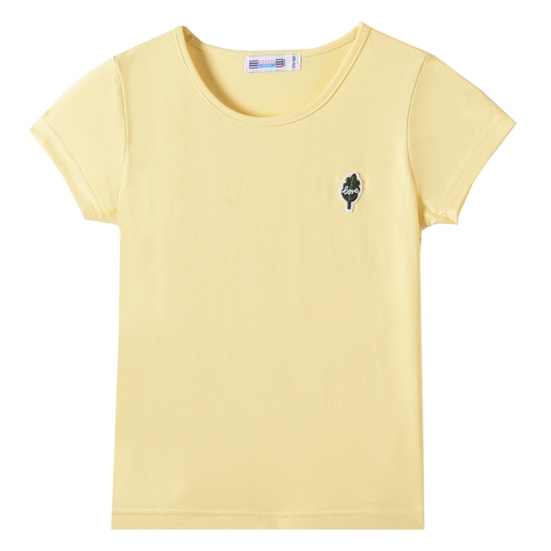 铅笔俱乐部童装2020新款女童圆领短袖儿童夏款T恤中大童上衣薄款