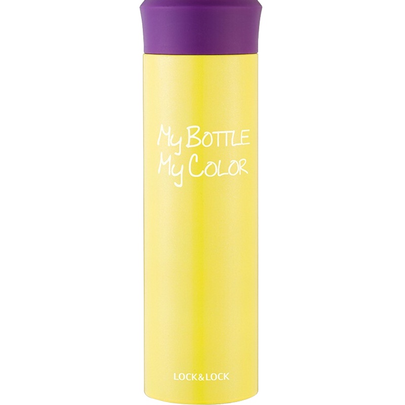 乐扣乐扣(lock&lock)缤纷保温杯水杯保温保冷杯子304不锈钢 LHC4021Y(390ml)黄色