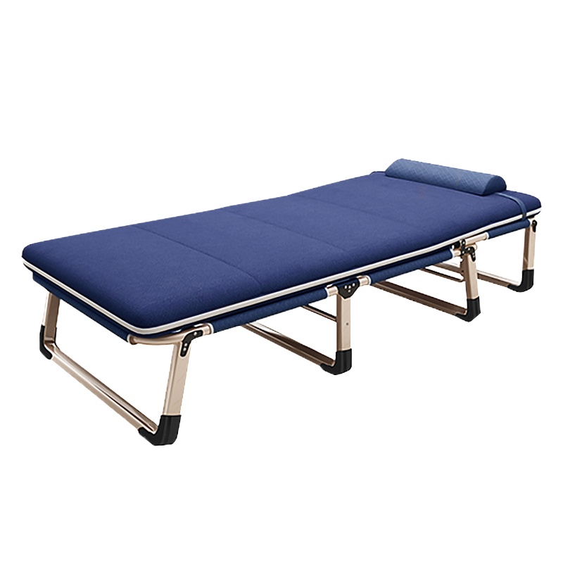 三极户外(Tripolar) TP1022 折叠床躺椅办公室午睡床加毛绒垫银灰色193*68*30cm