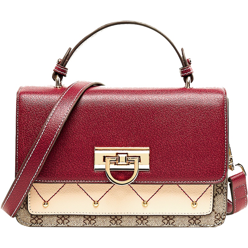 ITSK女包2020新款韩版时尚百搭小方包真皮单肩包简约斜挎手提包包