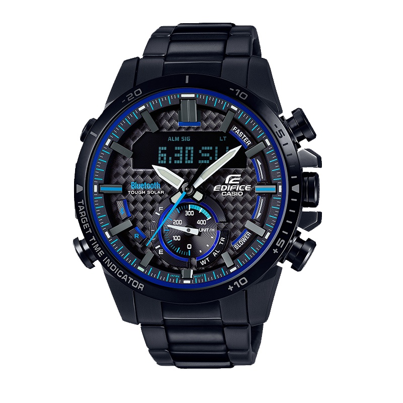CASIO卡西欧 石英表 男 EDIFICE系列日韩品牌休闲商务男士手表ECB-800DC-1A