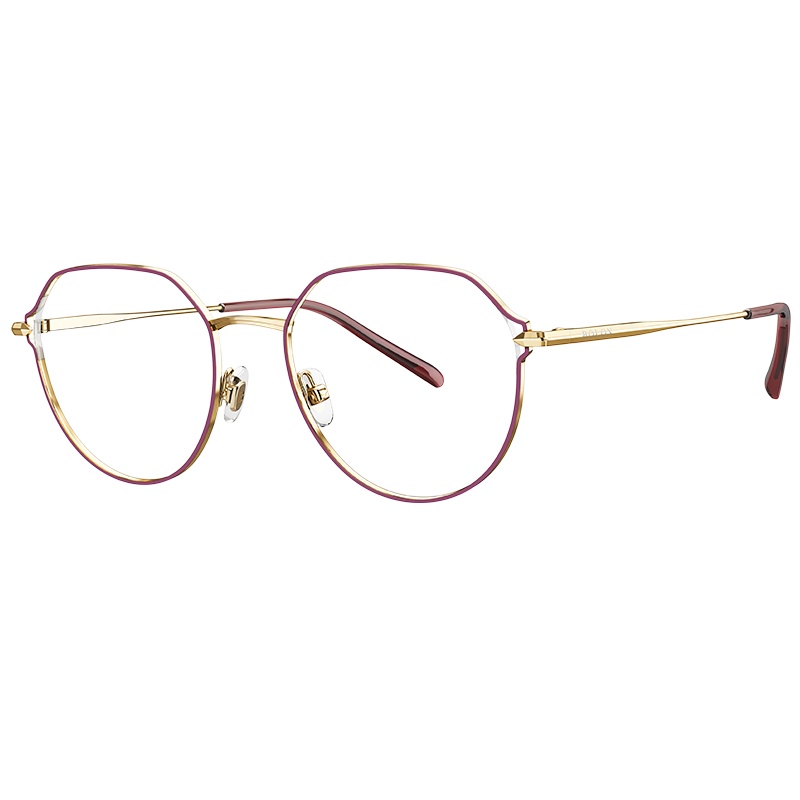 暴龙眼镜框新款复古带度数男女款圆脸近视镜时尚街拍眼镜架BJ7119