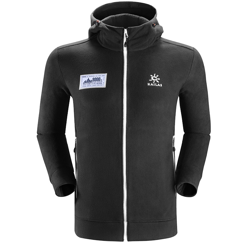 Kailas凯乐石抓绒衣男装新款户外运动防风立领外套