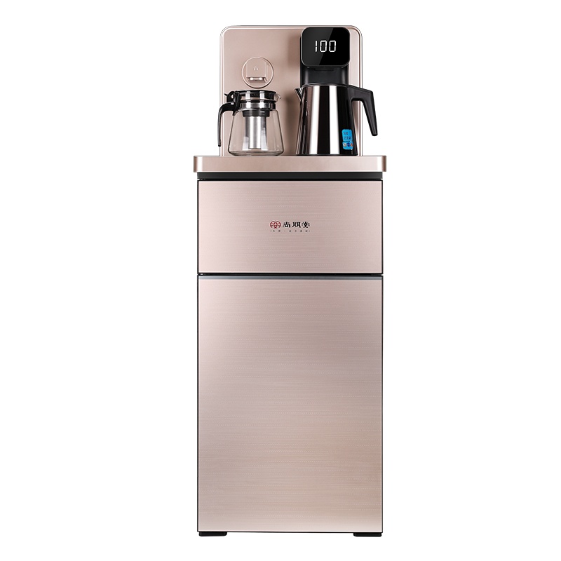 尚朋堂(SUNPENTOWN) LC-3玫瑰金 温热型茶吧机家用智能茶吧机 立式柜式全自动上水下置水桶式饮水机养生茶饮机