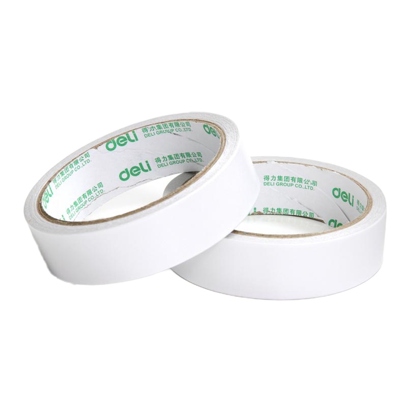 得力(deli)棉纸双面胶带 宽24mm*10y 30403 1个装