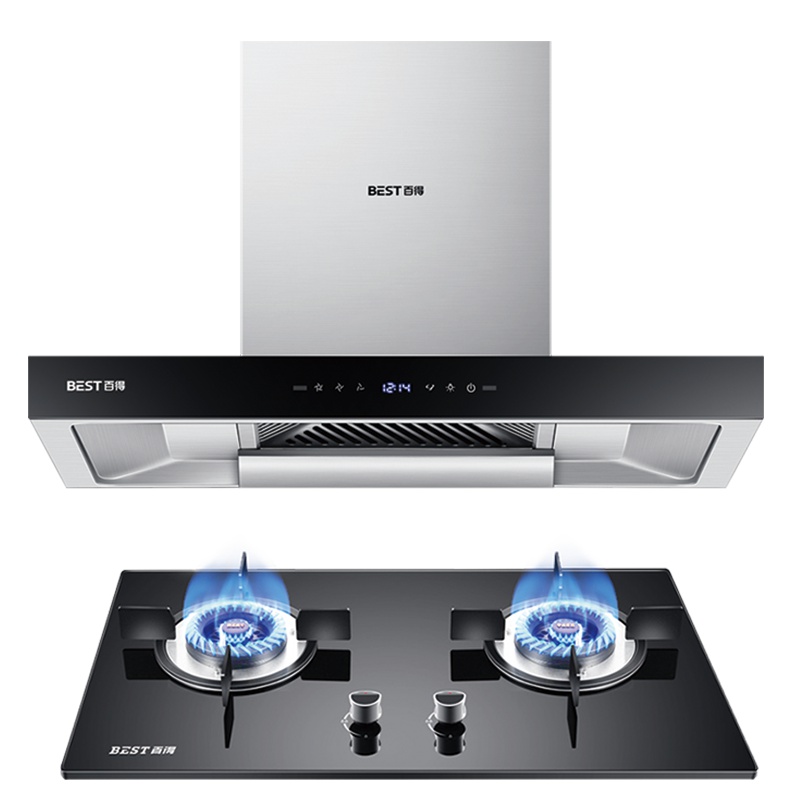 华帝百得(BEST)烟灶套装烟灶套餐欧式触控抽油烟机液化气DY39+QE20