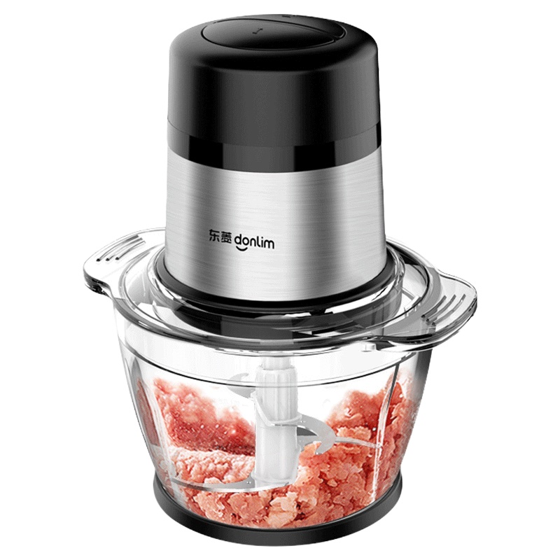 东菱(Donlim)绞肉机家用电动2L小型 多功能肉馅辅食料理 碎菜打肉搅拌机DL-JR373A
