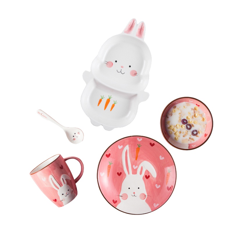 安全釉下彩卡通餐具 LHY 常规款 B2B商品 100起订