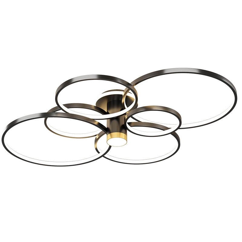 辛羽轻奢灯具简约现代大气家用圆形客厅灯2021新款led吸顶灯北欧卧室灯具