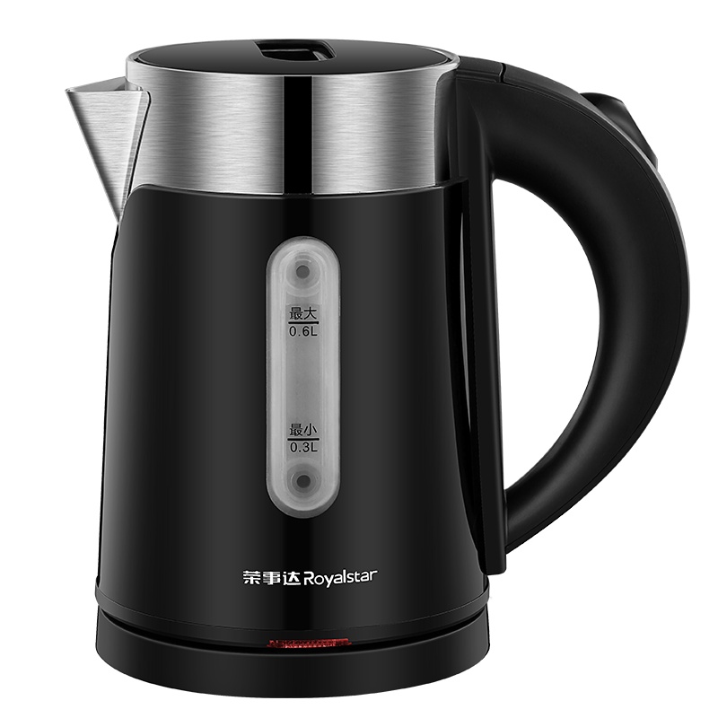 荣事达 烧水壶电水壶热水壶电热水壶开水壶大容量养生304不锈钢内胆双层防烫GS0603