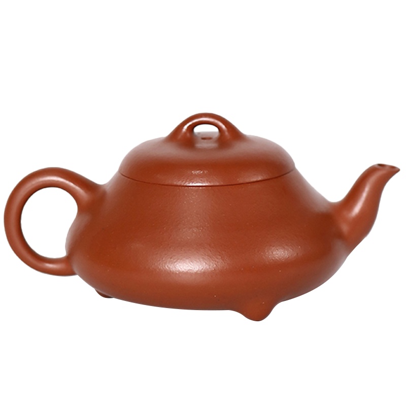 蕙韵『汉棠石瓢』 宜兴紫砂壶茶具茶壶原矿朱泥紫砂器 180cc