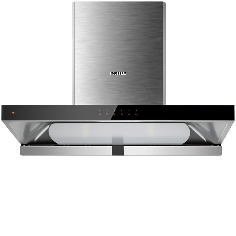 方太(FOTILE)风量19立方 CXW-200-EMD17T.S欧式楔形机触控式油烟机吸油烟机 苏宁智控云魔方