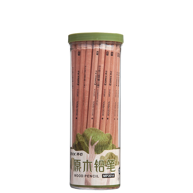 齐心 COMIX MP2014 原木铅笔 2B 50支 黑