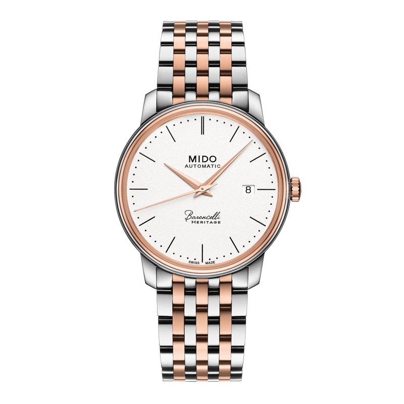 美度（MIDO）手表 瑞士原装进口贝伦赛丽40周年典藏系列纪念款情侣对表男款 M027.407.22.010.00
