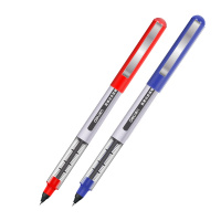 得力(deli) S656 中性笔 0.5mm 直液式走珠 XHJ办公商务签字 12支一盒装