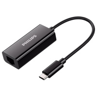 飞利浦 Type-C千兆有线 USB-C转RJ45网口转换器网线转接头 SWR1609K