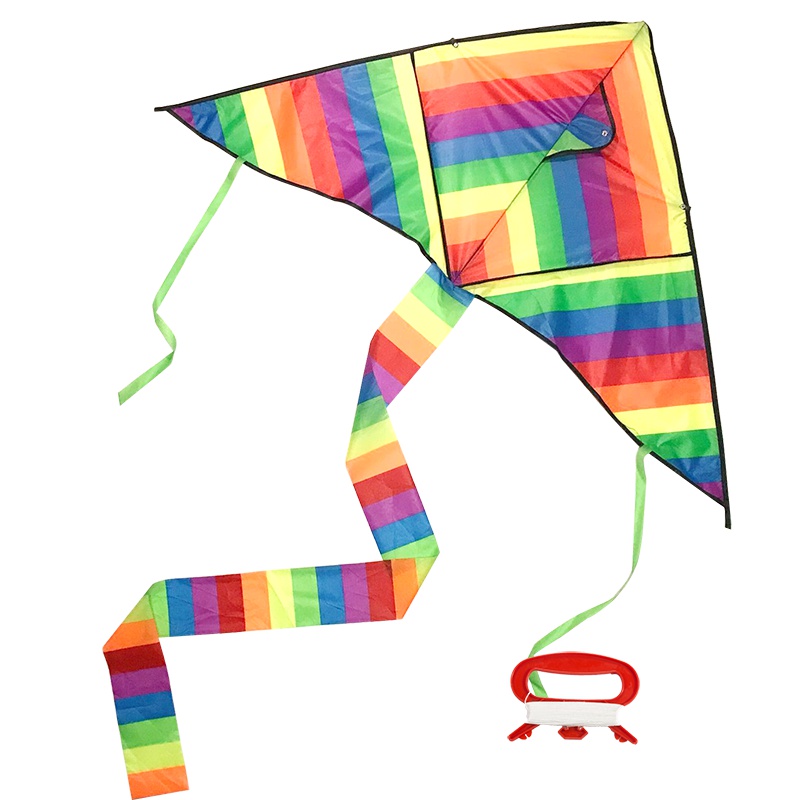 [苏宁自营]MoreYear 彩条风筝 儿童户外好飞玩具彩条风筝+30米线板
