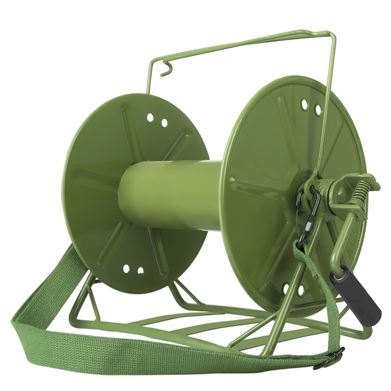 博扬(BOYANG)轻型被复线络车 背负式线车 绕线车放线架 无人机放线盘手摇光缆收线架 230*230 BY-FRC0