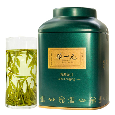 张一元茶叶 经典系列西湖龙井桶装40g(10包)