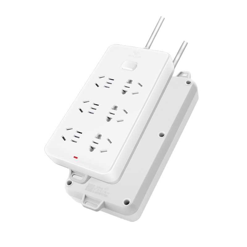 公牛插座109K 5米线 带开关6孔插排大间距插座宽孔六插位插线板家用接线板