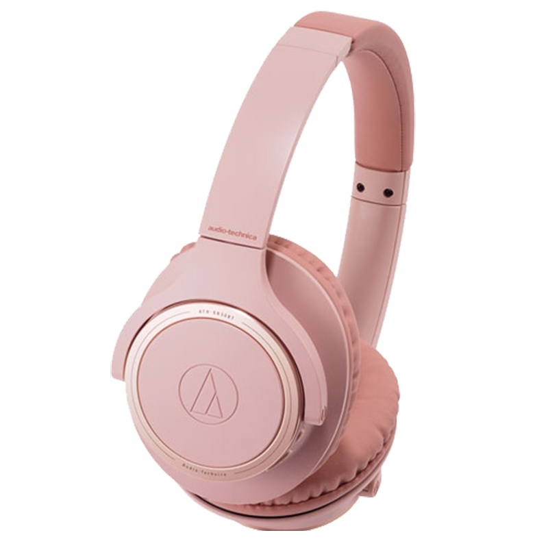铁三角(Audio Technica)ATH-SR30BT(粉红色) 重低音蓝牙无线头戴式耳机