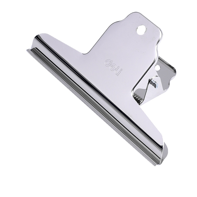 得力9533-3﹟山形铁票夹76mm袋装(4只/包)