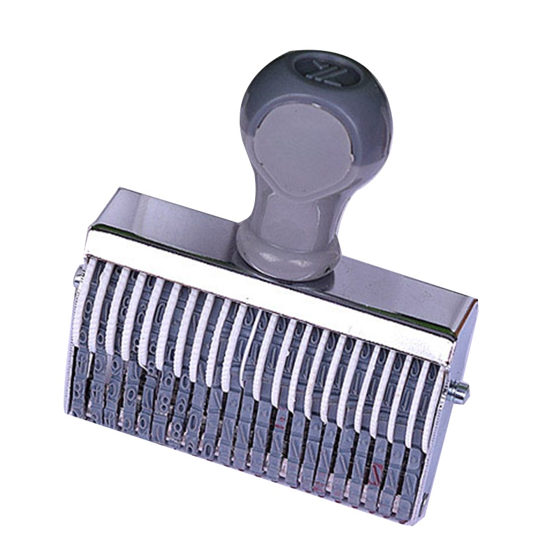 天章办公 小号印章 8位转轮号码印数字章 号码机打号器页码机 1个