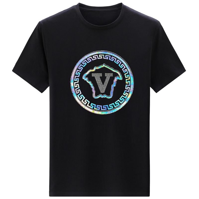 传奇保罗短袖T恤男士欧美休闲日常春夏新款半袖男装潮流个性圆领休闲体恤打底衫