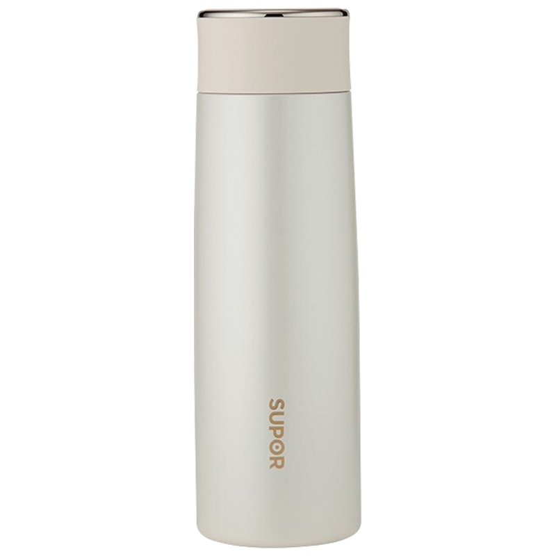 苏泊尔(SUPOR)智晓智能保温杯高真空铜芯保温保冷316L不锈钢LED显屏杯身钢琴烤漆工艺KC43HW10