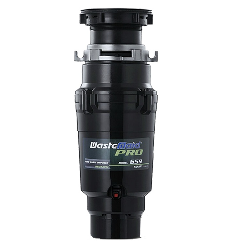 美国唯斯特姆厨房垃圾处理器家用食物厨余粉碎机4级研磨全自动静音无线感应开关Ag+抑菌659-AS[小户之选]