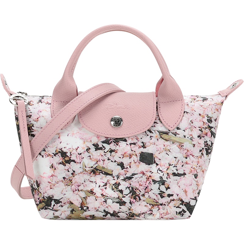 LONGCHAMP 珑骧 女士 LE PLIAGE系列织物短柄手提单肩斜挎包饺子包迷你款 1500 HVY