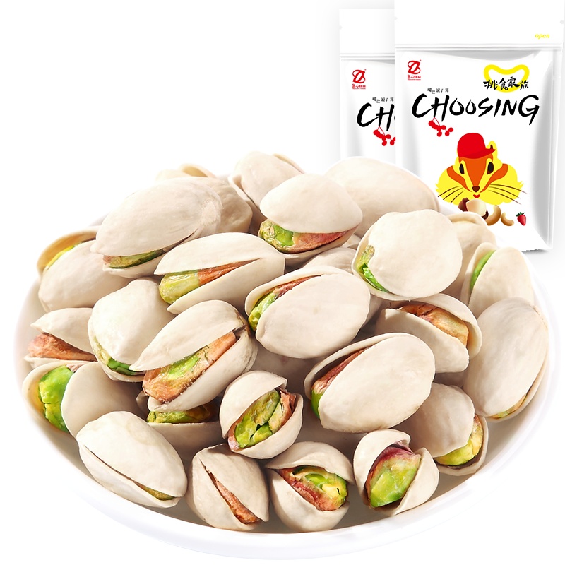 [真心 开心果208g*2]孕妇休闲零食原色无漂白坚果批发特产