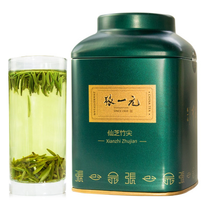 张一元茶叶 经典系列仙芝竹尖桶装40g(10包)