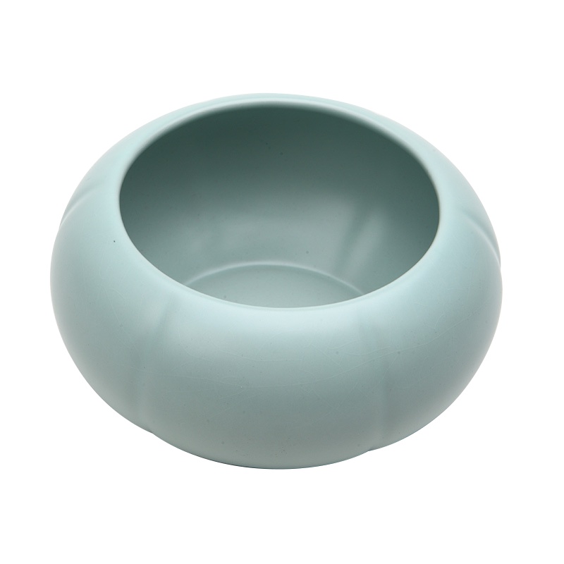 东道汝窑功夫茶具手工水洗茶洗大号茶盂 开片可养金线 送礼礼盒