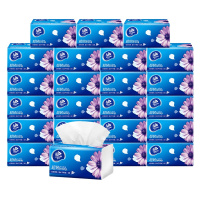 维达抽纸超韧纸巾3层 130抽*24包整箱装 M码餐巾纸 卫生纸 面巾纸