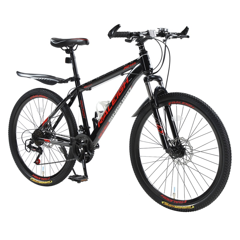 兰令(RALEIGH)山地自行车24寸26寸碟刹高碳钢铝合金成人单车男士女式学生自行车21速242730速山地车城市车