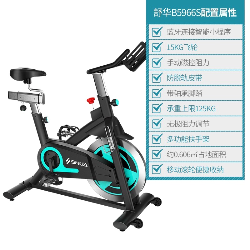 舒华（SHUHUA） 健身器材 家用静音健身运动器材动感单车 SH-B5966S