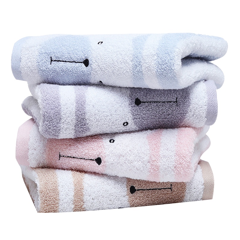 金号A类纯棉蓬松柔软吸水毛巾 成人卡通洗脸巾纯棉面巾家用单条装